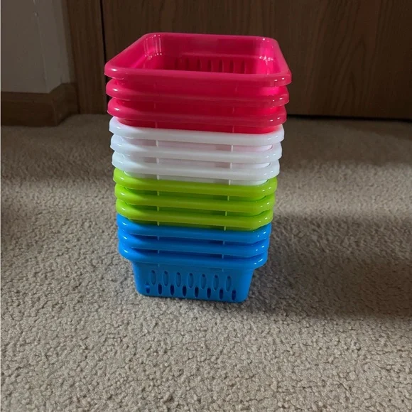 Colorful Stackable Storage Baskets - Picture 3 of 3
